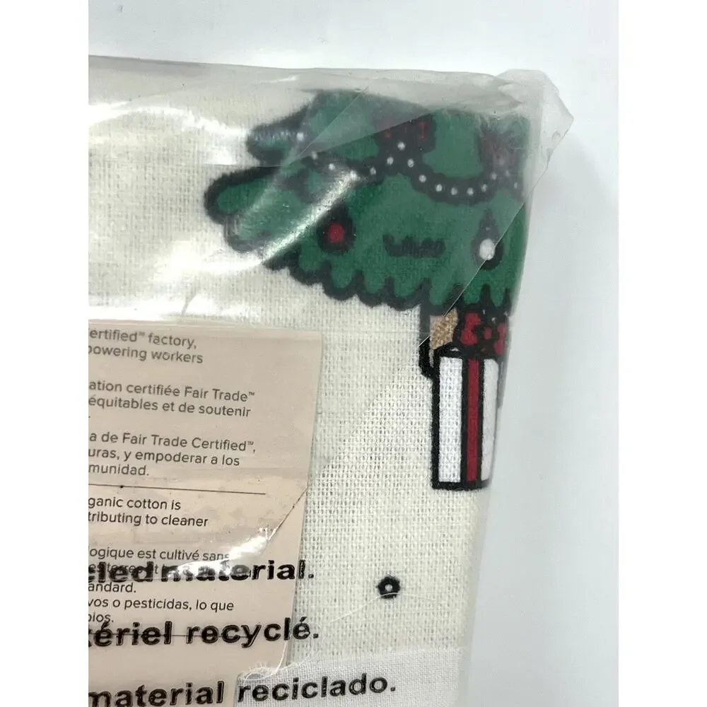 Pottery Barn Teen Hello Kitty Organic Flannel Christmas Sham STANDARD NWT